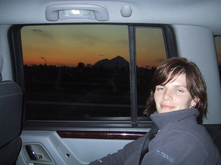 Erynn Backseat Sunset